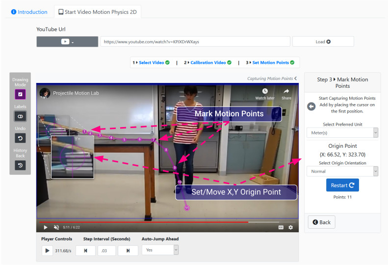 Step 3: Set Motion Points